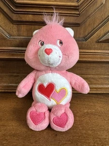 Care Bears 2002 Love-A-Lot Bear 9” Plush - Picture 1 of 8