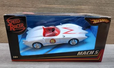 Coche modelo diecast 2007 nuevo sellado 1:24 Hot Wheels Speed Racer Mach 5 sin abrir Foto 1 de 4