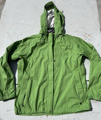 Женская куртка REI Co-OP зеленая на молнии L дождь на открытом воздухе Gorpcore легкая молния - Изображение 1 из 4