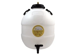 Barril de grifo inferior Bigger Jugs King Keg con tapa de válvula S30 5 galones 25L Homebrew - Imagen 1 de 3