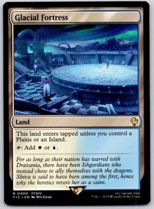 Glacial Fortress - Commander: FINAL FANTASY FIC- MTG - LP Magic - 400 R - Picture 1 of 2