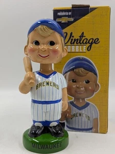 Milwaukee Brewers Retro Vintage Bobblehead 2016 SGA MLB Chevrolet - Picture 1 of 8