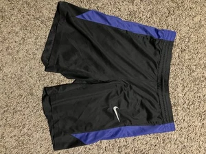 Nike Boys Large Black And Purple Shorts - Picture 1 of 3