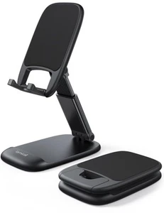 Adjustable Cell Phone Stand Foldable Holder for Desk Fits iPhone Galaxy - Picture 1 of 7