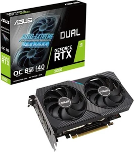 Tarjeta de video ASUS RTX 3060 OC 8GB PCIe 4.0 DUAL-RTX3060-O8G (Reacondicionada de fábrica) - Imagen 1 de 4