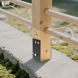 U-Shape Post Base Holder Wet Concrete Fence Post Holder for Fence & Gazebos US - Picture 1 of 21