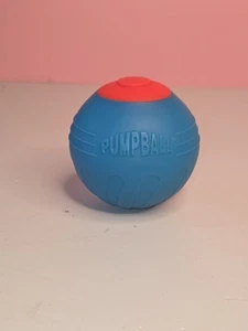 RARA PUMPBALL gomma bicolore blu rosso bianco due volte giocattoli, 1993 vintage da collezione - Foto 1 di 13