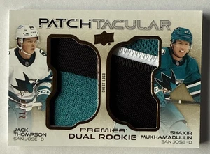 Jack THOMPSON Shakir MUKHAMADULLIN 2024-25 Premier PATCHTACULAR Dual ROOKIE /25 - Picture 1 of 3