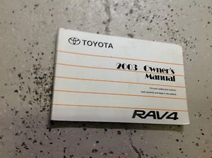 Manual Del Propietario Del Toyota RAV4 2003 OEM DE FÁBRICA - Imagen 1 de 1