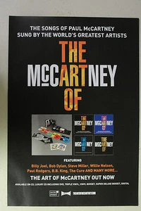 THE ART OF MCCARTNEY ~ Magazine PRINT AD 2014 The Cure B.B. King Bob Dylan - Picture 1 of 1