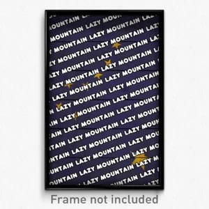 Lazy Mountain Alaska Poster (AK City Souvenir 11x17 Town Print) - Picture 1 of 1