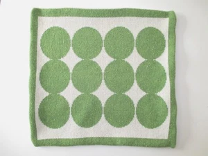 IN2GREEN ECODOTS BABY PILLOW COVER 20" x 20" ~ Milk/Avocado Color ~ NEW - Picture 1 of 7