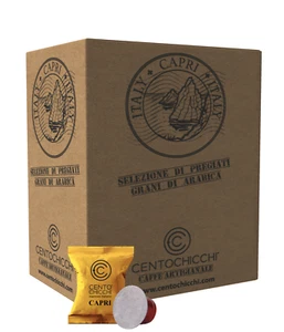CAFFè CENTOCHICCHI - QUALITA' CAPRI ORO - 100 CAPSULE COMPATIBILI NESPRESSO - Foto 1 di 2