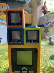 Vintage Cube World Lot of 4 Units Tested Working VERY GOOD *read description*