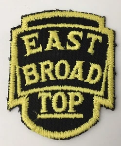 Patch treno vintage East Broad Top Railroad RR 2" non cucita forma insolita - Foto 1 di 12