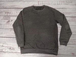 Zara Essentials Sweater Men’s Large Gray Pullover Crewneck Long Sleeve Casual  - Picture 1 of 8