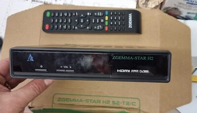 Zgemma  H2 Decoder Combo con Tuner - Nero - Immagine 1 di 2
