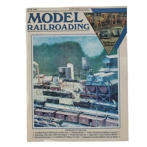 Model Railroading Magazine June 1991 Vol 21 No 6 Bulldozer Rebuild Vintage Mag - Picture 1 of 17