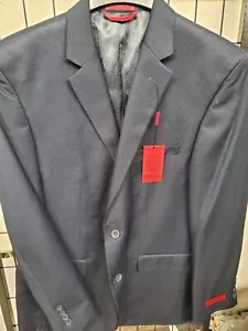Alfani Men's 42R Slim Fit Suit Jacket NWT Blue 2 Button Retail $250 NEW - Picture 1 of 9