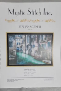 Italian Scene II - MYSTIC STITCH CROSS STITCH PATTERN - NEW NFP-42 - Picture 1 of 3
