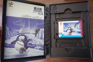 Penguin Adventure konami rc743 msx ROM instrucciones en caja - Imagen 1 de 3