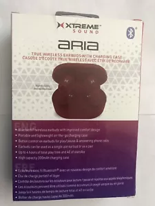 Auriculares Bluetooth inalámbricos verdaderos con estuche de carga ~ ROJOS - Imagen 1 de 7