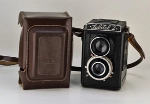 EXPORT EDITION! SOVIET USSR "LOMO Lubitel 2" TLR MEDIUM FORMAT CAMERA (2) - Picture 1 of 12