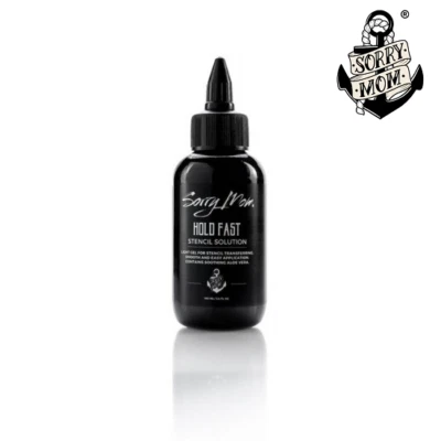 'Sorry Mom' Hold Fast Tattoo Schablonenlösung - Transfergel Creme * 100 ml *
