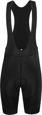 Mens arsuxeo Black Aero Padded Cycling Bib Shorts large - Image 1 of 4