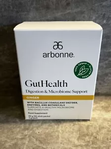 Arbonne Probiotics GutHealth Ginger  Digestion & Microbiome Support Vegan 08/25 - Picture 1 of 2