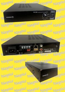 WORK PA 200 Amplificatore da 2x100W 8 ohm / 70 / 100VRJ45 (comandi RS 485) - Picture 1 of 1