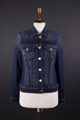 Chaqueta vaquera azul True Religion Row Seat talla S Foto 1 de 4