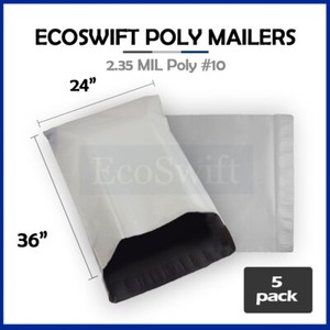 Fuoribordo 10 Cv Buste Imbottite 25 Pezzi #00 5x10 Pollici EcoSwift Poly Bubble Mailers Per Spedizioni Buste Polibolla 5x10 Pollici - Foto 2