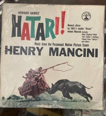 HENRY MANCINI HATARI SOUNDTRACK TAIWAN TOWER RECORD COMPANY TWL-1090 RED COULORE - Image 1 of 4