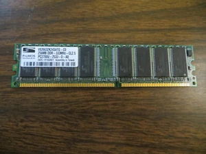 256MB DDR MEMORY RAM PC2700 NON-ECC DIMM 184-PIN 333MHZ - Picture 1 of 1