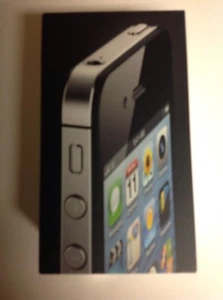 iPhone 4 8GB Box **NUR LEERE BOX** Handy Flipper Artikel - Bild 1 von 9