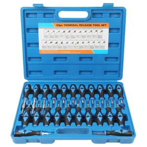 23pcs Universal Terminal Removal Tool Kit Electrical Connector Pin Removal Tool - Picture 1 of 10
