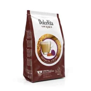 80 Capsule GINSENG AMARO DOLCE VITA compatibili 100% A MODO MIO LAVAZZA - Imagen 1 de 1