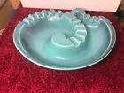 Vintage1950s  Royal Haeger Large ASHTRAY Turquoise #R1735 MCM GREAT COLOR!
