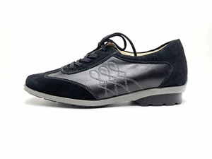 Theresia Halbschuh Schnürschuh Komfortschuh Damen Schwarz EU 36,5 UK 4,5 - Bild 1 von 6