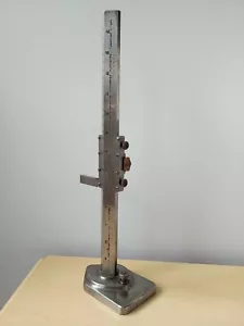 Vintage Rabone Chesterman No 369 Vernier Height Gauge - Imperial & Metric 14" - Picture 1 of 17