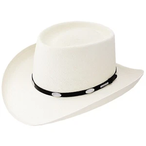 Stetson Royal Flush 10x Straw Gambler Cowboy Hat - Picture 1 of 1