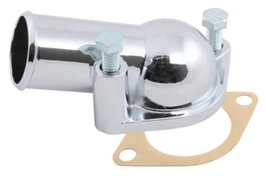 Chrome Gasket Style Water Neck / Thermostat Housing - Chevy V8 1969 & Up - Picture 1 of 1