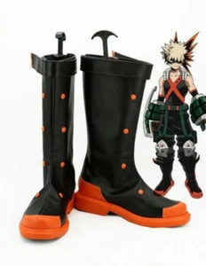 My Hero Academia Bakugou Katsuki Cosplay Boots Shoes For Costume Custom Made - Picture 1 of 8