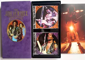 THE JIMI HENDRIX EXPERIENCE 4 CD BOX SET PURPLE VELVET HOLOGRAM COVER 79pg. BOOK - Bild 1 von 3
