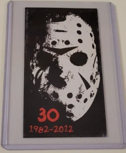 FRIDAY 13TH PART 3 Vending Machine STICKER CARD 2012 JASON HOCKEY MASK Unused - Picture 1 of 3