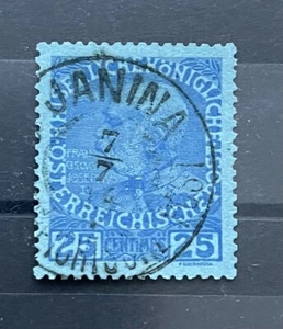 Österreich Kreta 1914 Mi 24 gestempelt mit Befund Goller wie auf Bildern - Bild 1 von 3