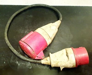 Starkstromkabel Verlängerungskabel Adapter CEE 330, 32A, 220/380V - Bild 1 von 3