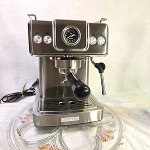 Neretva 15 Bar Acero Inoxidable Modelo PE3660U 2 en Uno Espresso/Crema. Envío el mismo día. - Imagen 1 de 9