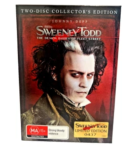 Sweeney Todd DVD Brand New Collector's Limited Edition Numbered Two Disc Edition - Picture 1 of 7